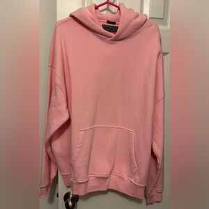 NWOT Abercrombie & Fitch Essential Popover Hoodie *Light Pink* Size Large